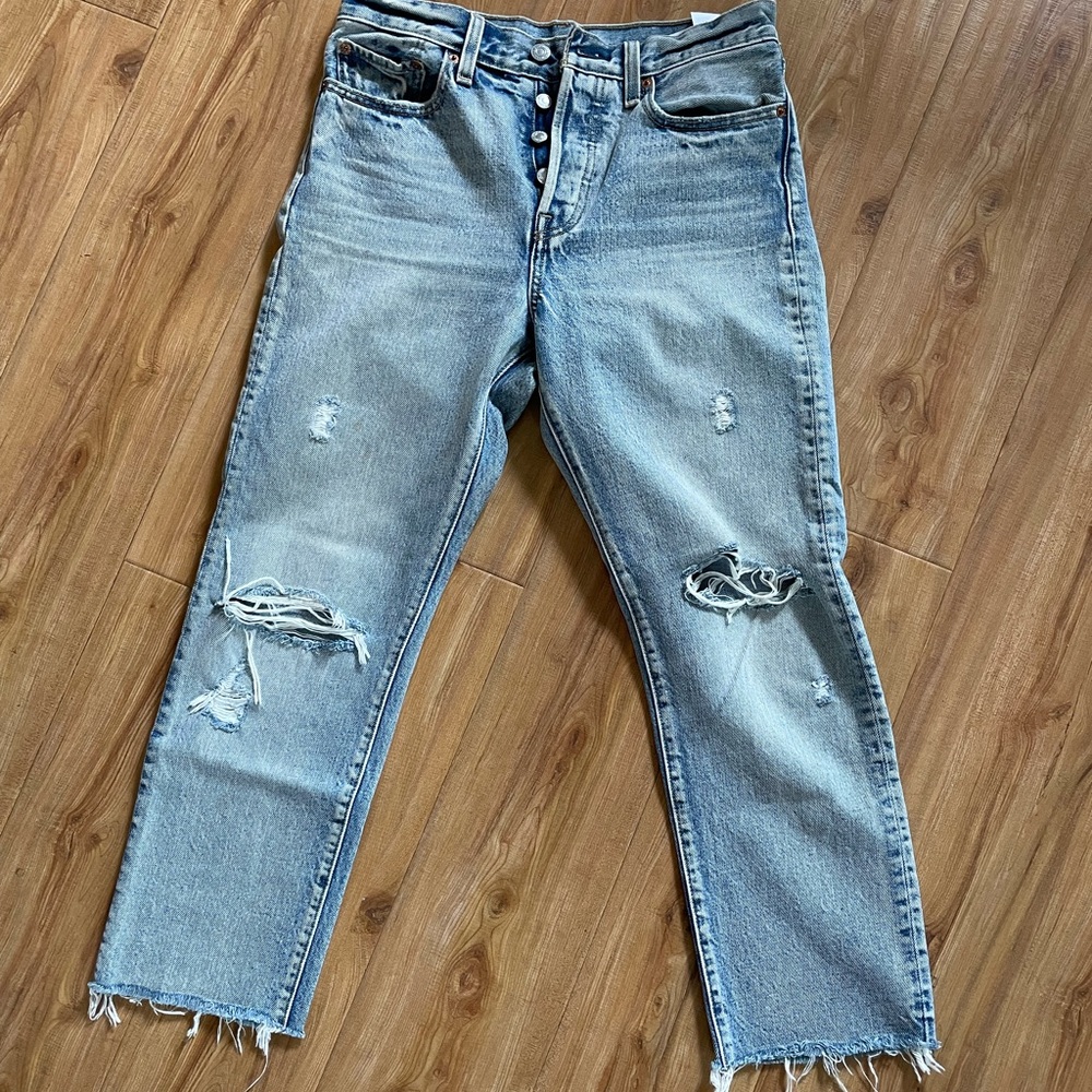 Levi’s Wedgie straight fit crop size 26